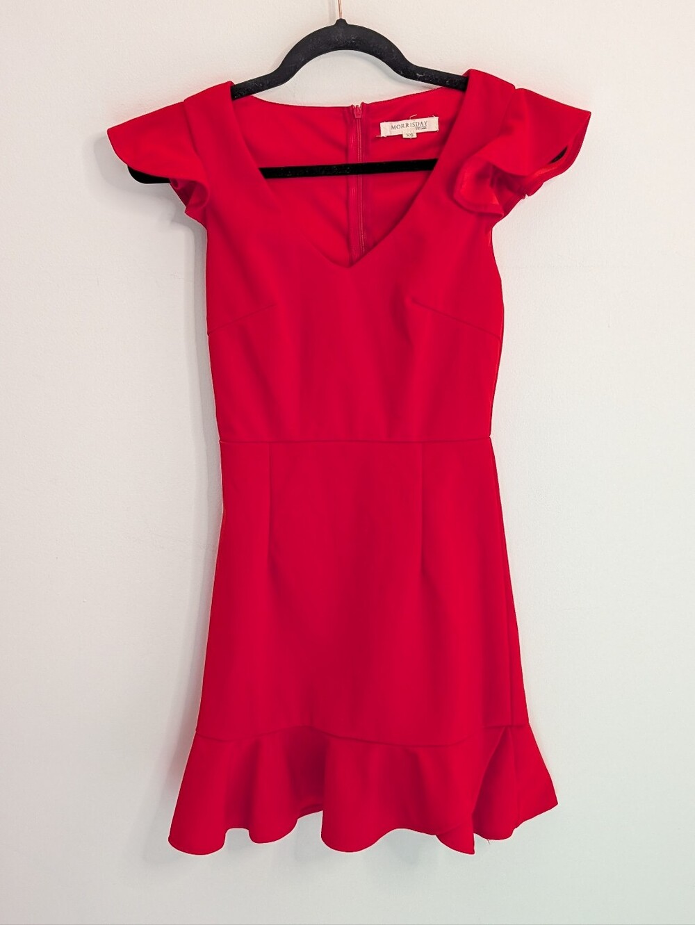 Morrisday Red Fit and Flare Dress Size XS